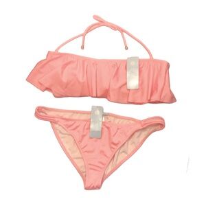 🆕 Eberjey Beach Glow Tutu Ruffle bikini NWT!